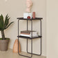 Sled Base Side Table Rectangular Metal Top End Table with Shelf Clearhalo 'Coffee & Accent Tables' 'End & Side Tables' 'end_side_tables' 'furn' 'furn_end_side_tables' 'Furniture' 'Living Room Furniture' 6608034