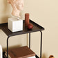 Sled Base Side Table Rectangular Metal Top End Table with Shelf Clearhalo 'Coffee & Accent Tables' 'End & Side Tables' 'end_side_tables' 'furn' 'furn_end_side_tables' 'Furniture' 'Living Room Furniture' 6608039