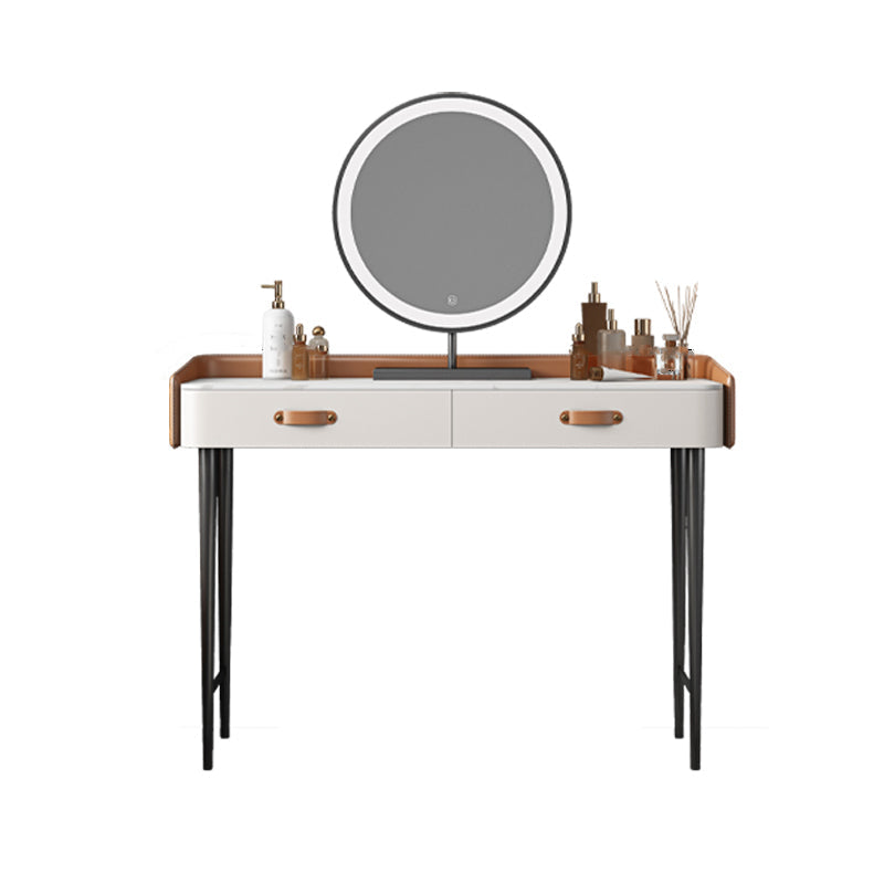 Tavolo da toeletta in legno in legno in legno massiccio in legno in legno massiccio in pietra con cassetti