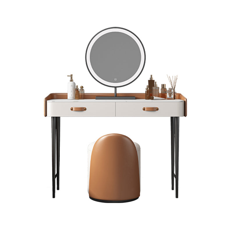 Tavolo da toeletta in legno in legno in legno massiccio in legno in legno massiccio in pietra con cassetti