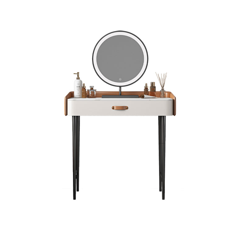 Tavolo da toeletta in legno in legno in legno massiccio in legno in legno massiccio in pietra con cassetti