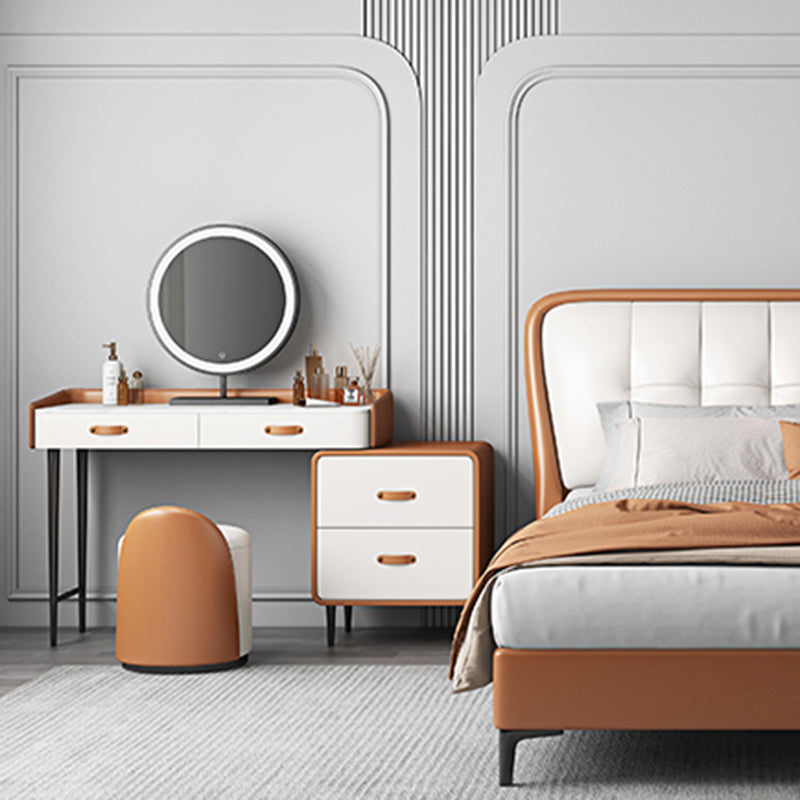 Tavolo da toeletta in legno in legno in legno massiccio in legno in legno massiccio in pietra con cassetti