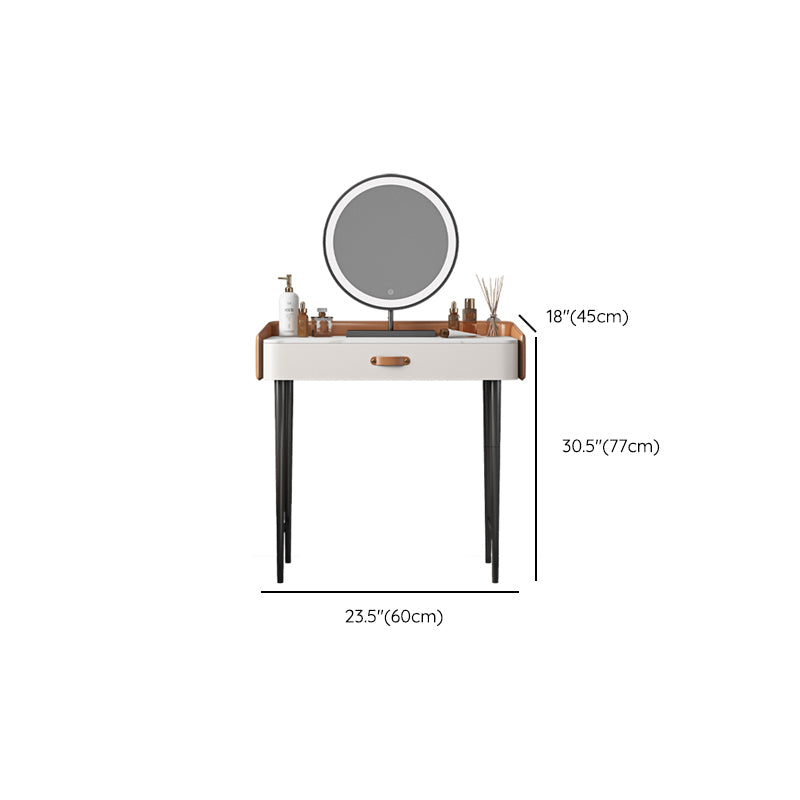 Tavolo da toeletta in legno in legno in legno massiccio in legno in legno massiccio in pietra con cassetti