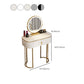 Glam 29.52 "Vanity di trucco in altezza set con cassetto e vanità specchio
