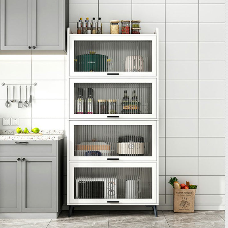 Modern Wood Storage Cabinet Square Bar Pulls Accent Chest with Doors Clearhalo 'Cabinets & Chests' 'cabinets_chests' 'furn' 'furn_cabinets_chests' 'Furniture' 'Living Room Furniture' 6608352