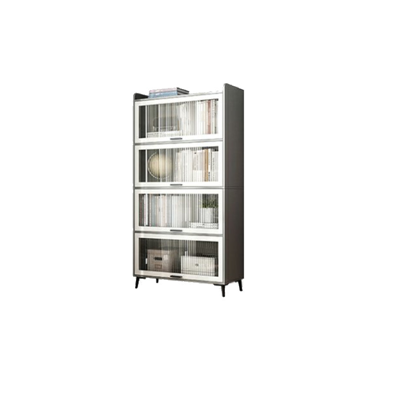 Modern Wood Storage Cabinet Square Bar Pulls Accent Chest with Doors Clearhalo 'Cabinets & Chests' 'cabinets_chests' 'furn' 'furn_cabinets_chests' 'Furniture' 'Living Room Furniture' 6608353