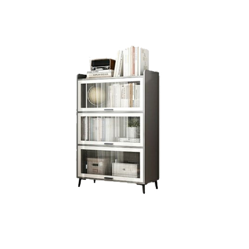 Modern Wood Storage Cabinet Square Bar Pulls Accent Chest with Doors Clearhalo 'Cabinets & Chests' 'cabinets_chests' 'furn' 'furn_cabinets_chests' 'Furniture' 'Living Room Furniture' 6608354