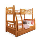 Lit superposé en bois massif lit moderne lit naturel avec tête de lit