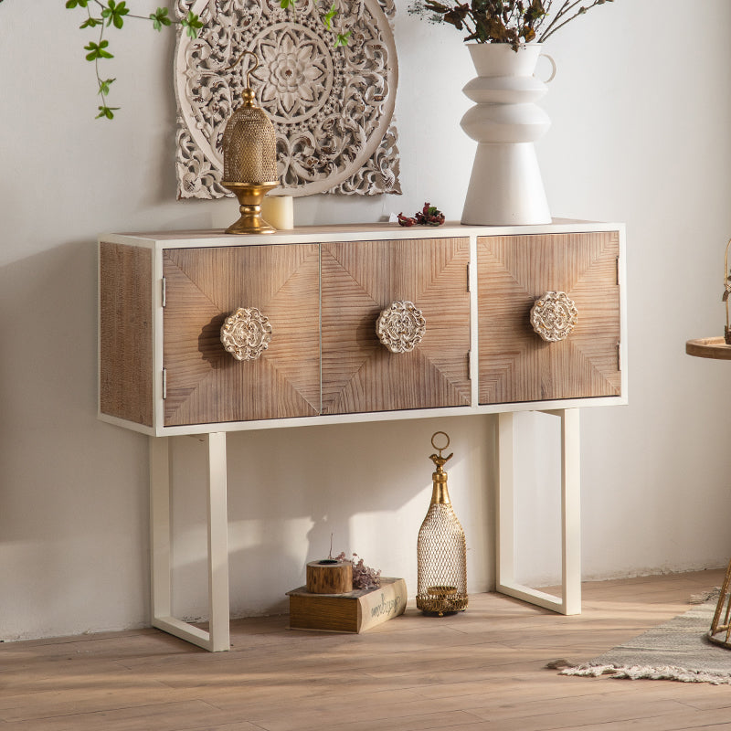 Industrial Standard Natural Accent Chest Distressed Wood Accent Cabinet Clearhalo 'Cabinets & Chests' 'cabinets_chests' 'furn' 'furn_cabinets_chests' 'Furniture' 'Living Room Furniture' 6608398
