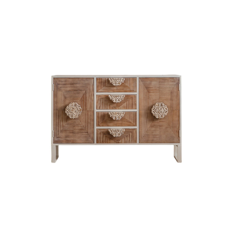 Industrial Standard Natural Accent Chest Distressed Wood Accent Cabinet Clearhalo 'Cabinets & Chests' 'cabinets_chests' 'furn' 'furn_cabinets_chests' 'Furniture' 'Living Room Furniture' 6608407