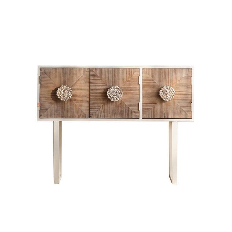 Industrial Standard Natural Accent Chest Distressed Wood Accent Cabinet Clearhalo 'Cabinets & Chests' 'cabinets_chests' 'furn' 'furn_cabinets_chests' 'Furniture' 'Living Room Furniture' 6608408