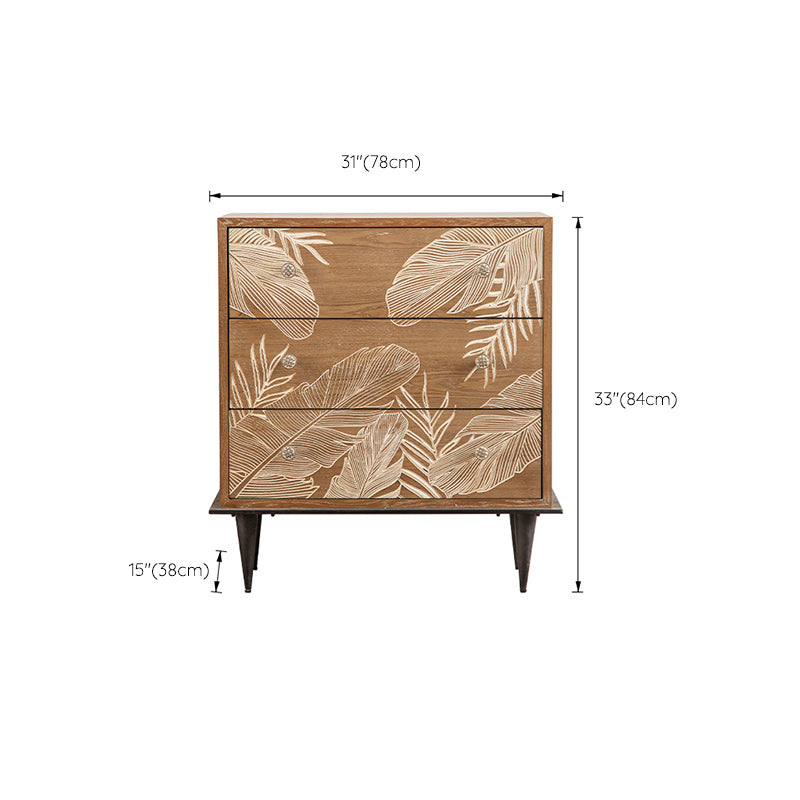Industrial Standard Natural Accent Chest Distressed Wood Accent Cabinet Clearhalo 'Cabinets & Chests' 'cabinets_chests' 'furn' 'furn_cabinets_chests' 'Furniture' 'Living Room Furniture' 6608413