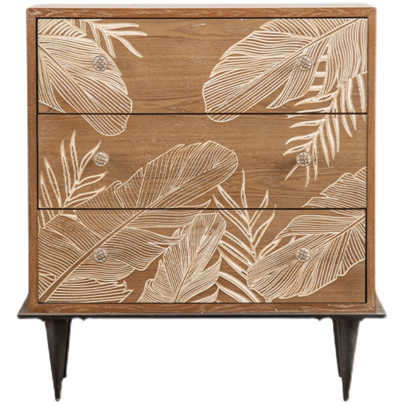 Distressed Wood Accent Chest Industrial Standard Knobs Accent Cabinet Clearhalo 'Cabinets & Chests' 'cabinets_chests' 'furn' 'furn_cabinets_chests' 'Furniture' 'Living Room Furniture' 6608462