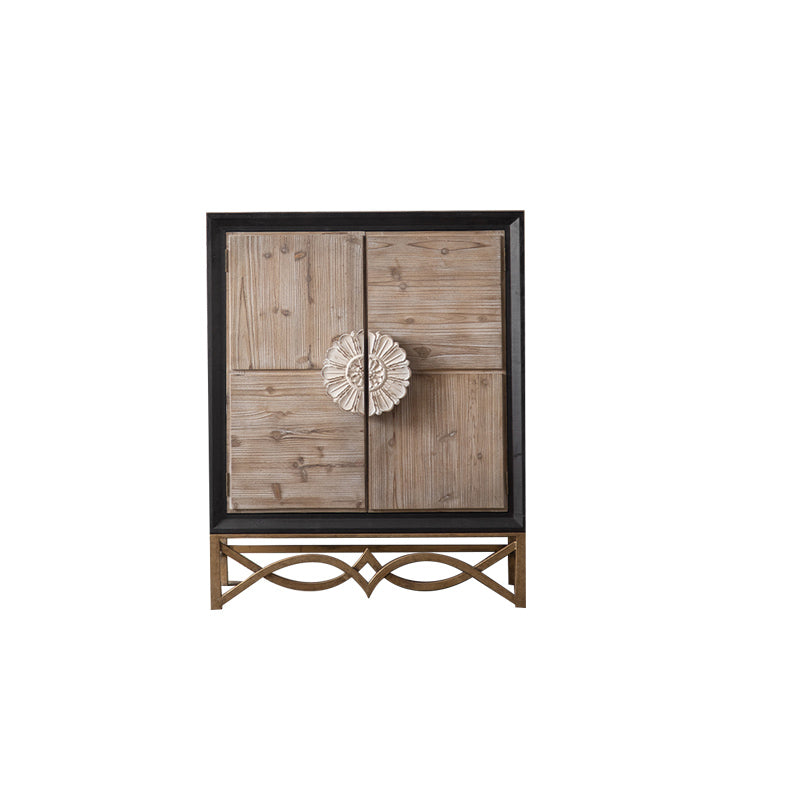 Distressed Wood Accent Chest Industrial Standard Knobs Accent Cabinet Clearhalo 'Cabinets & Chests' 'cabinets_chests' 'furn' 'furn_cabinets_chests' 'Furniture' 'Living Room Furniture' 6608471