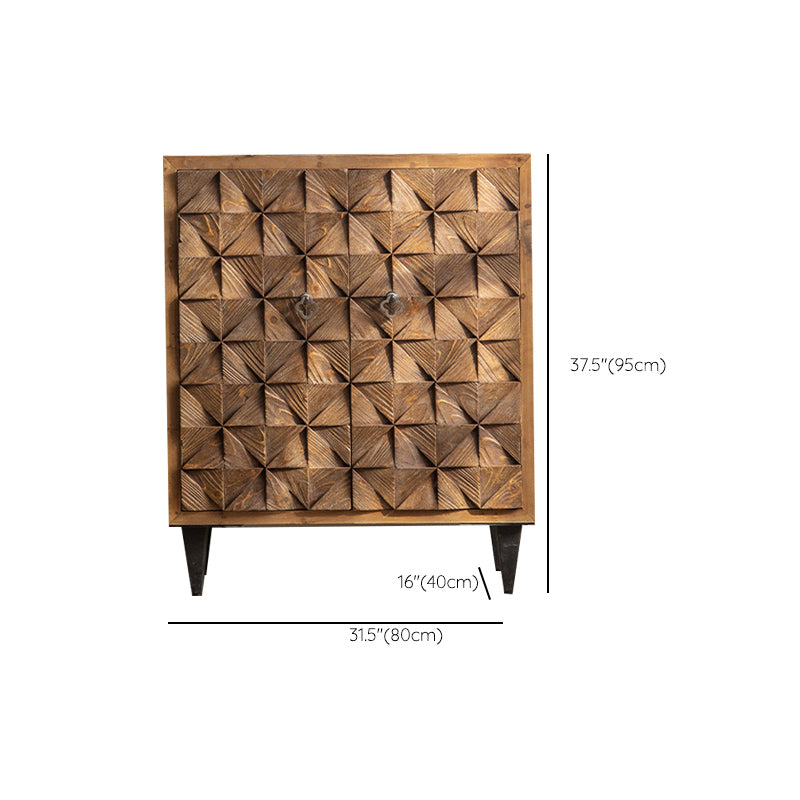 Distressed Wood Accent Chest Industrial Standard Knobs Accent Cabinet Clearhalo 'Cabinets & Chests' 'cabinets_chests' 'furn' 'furn_cabinets_chests' 'Furniture' 'Living Room Furniture' 6608473