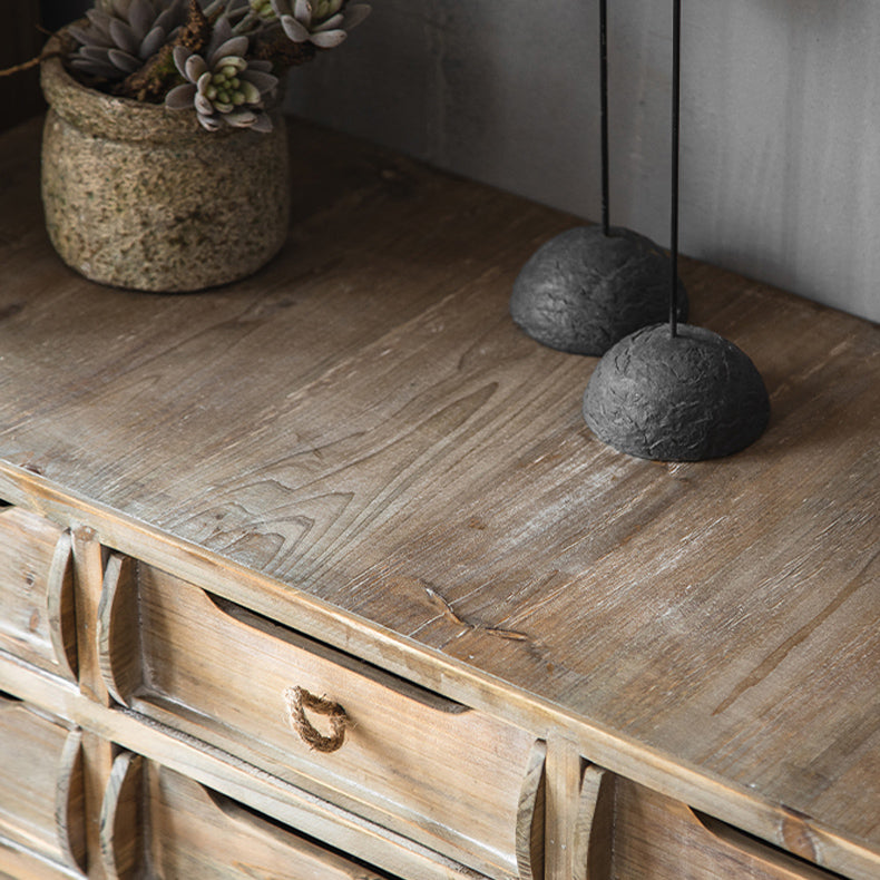 Distressed Wood Accent Chest Industrial Ring Pulls Natural Accent Cabinet Clearhalo 'Cabinets & Chests' 'cabinets_chests' 'furn' 'furn_cabinets_chests' 'Furniture' 'Living Room Furniture' 6608499