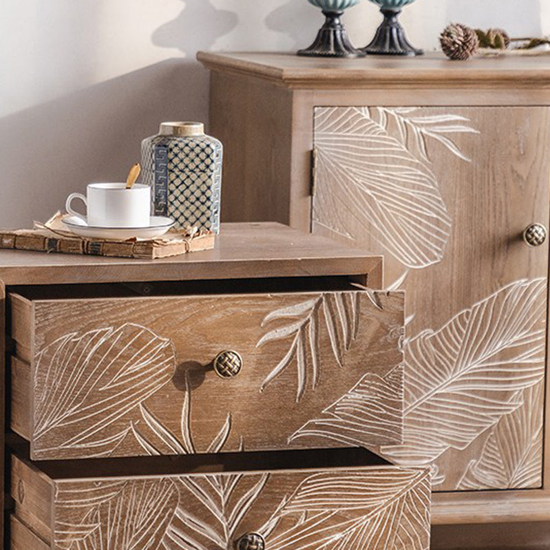 Distressed Wood Accent Chest Industrial Knobs Wood Accent Cabinet Clearhalo 'Cabinets & Chests' 'cabinets_chests' 'furn' 'furn_cabinets_chests' 'Furniture' 'Living Room Furniture' 6608523