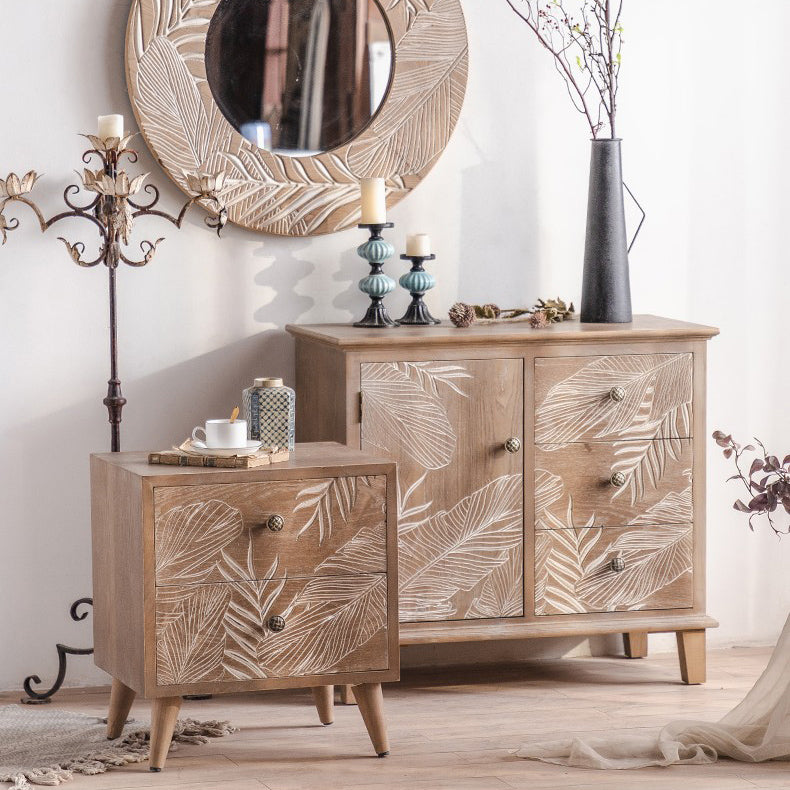 Distressed Wood Accent Chest Industrial Knobs Wood Accent Cabinet Clearhalo 'Cabinets & Chests' 'cabinets_chests' 'furn' 'furn_cabinets_chests' 'Furniture' 'Living Room Furniture' 6608527