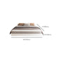 Contemporary Platform Bed Solid Wood Standard Bed with Light for Bedroom
