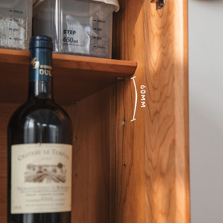 Stain Resistant Storage Cabinet Solid Wood Cabinet with Shelves Clearhalo 'Cabinets & Chests' 'cabinets_chests' 'furn' 'furn_cabinets_chests' 'Furniture' 'Living Room Furniture' 6608676