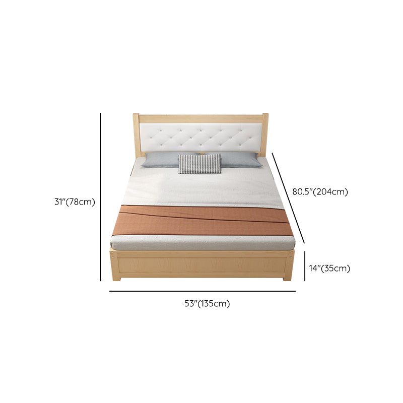 カスタムゴールドレッグ付きモダンベッドフレームヘッドボード標準ベッド