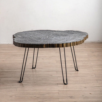 Contemporary Solid Wood Coffee Table Espresso Wood Coffee Table