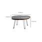 Contemporary Solid Wood Coffee Table Espresso Wood Coffee Table