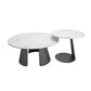 Aucune table d'appoint en marbre moderne de salon de table d'extrémité pénible