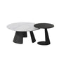 Aucune table d'appoint en marbre moderne de salon de table d'extrémité pénible