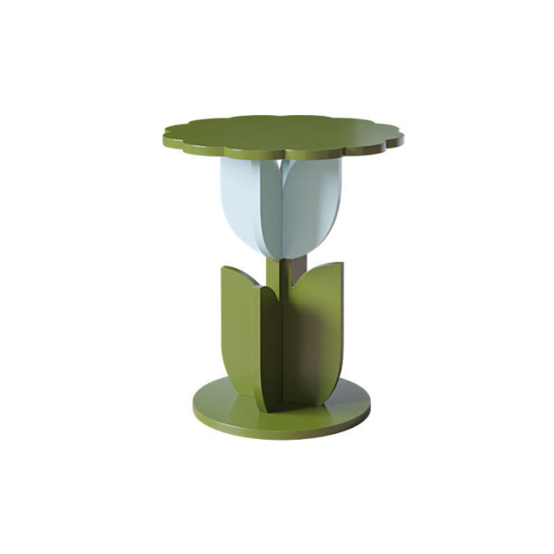 モダンなスタイルの不規則なサイドテーブルフェイクウッドエンドテーブルセット