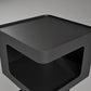 Metal Square End Table Modern 15.7" W Side Table with 2 - Shelf