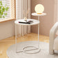 Contemporary Black/White End Table Frame Sofa Side Accent Table