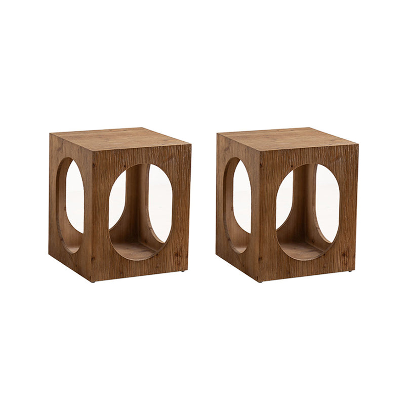 Tavolino laterale di country quadrato / esagono