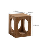 Tavolino laterale di country quadrato / esagono