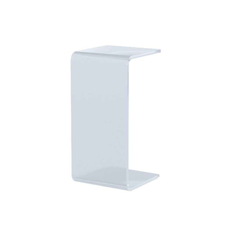 11.81" Wide Plastic Side End Table Abstract Sofa Side Accent Table Clearhalo 'Coffee & Accent Tables' 'End & Side Tables' 'end_side_tables' 'furn' 'furn_end_side_tables' 'Furniture' 'Living Room Furniture' 6609231