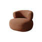 Living Room Modern Accent Armchair Round Arms Fixed Back Armchair Brown Polyester Polyester Blend 1 Piece Clearhalo 'Accent Chairs' 'accent_chairs' 'Chairs & Seating' 'furn' 'furn_accent_chairs' 'Furniture' 'Living Room Furniture' 6609480