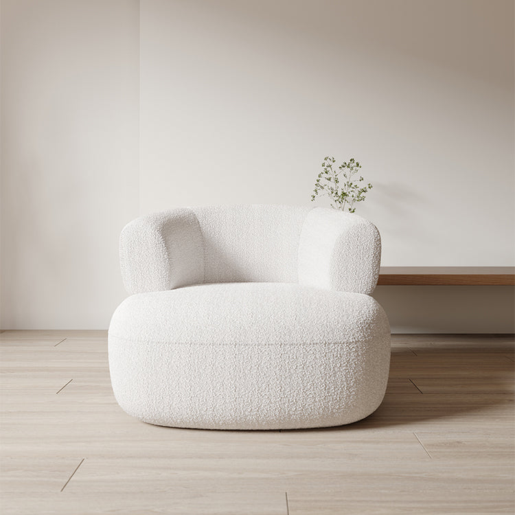 Living Room Modern Accent Armchair Round Arms Fixed Back Armchair Clearhalo 'Accent Chairs' 'accent_chairs' 'Chairs & Seating' 'furn' 'furn_accent_chairs' 'Furniture' 'Living Room Furniture' 6609481