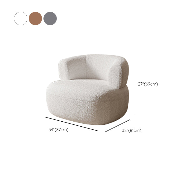 Living Room Modern Accent Armchair Round Arms Fixed Back Armchair Clearhalo 'Accent Chairs' 'accent_chairs' 'Chairs & Seating' 'furn' 'furn_accent_chairs' 'Furniture' 'Living Room Furniture' 6609490