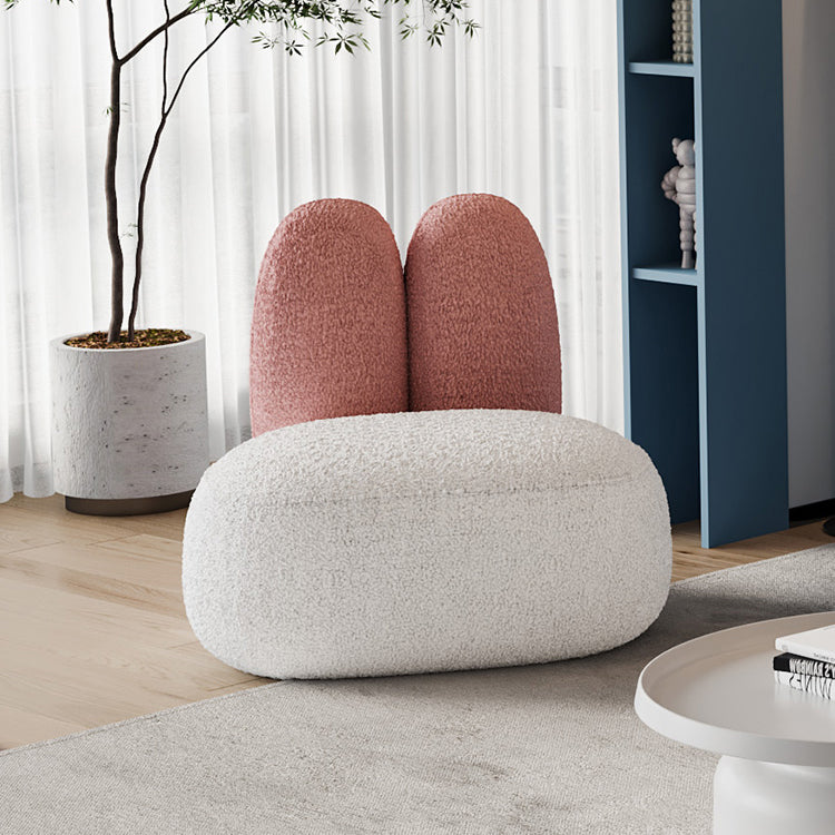 Modern Living Room Accent Chair Fixed Back Armless Lounge Chair Clearhalo 'Accent Chairs' 'accent_chairs' 'Chairs & Seating' 'furn' 'furn_accent_chairs' 'Furniture' 'Living Room Furniture' 6609503