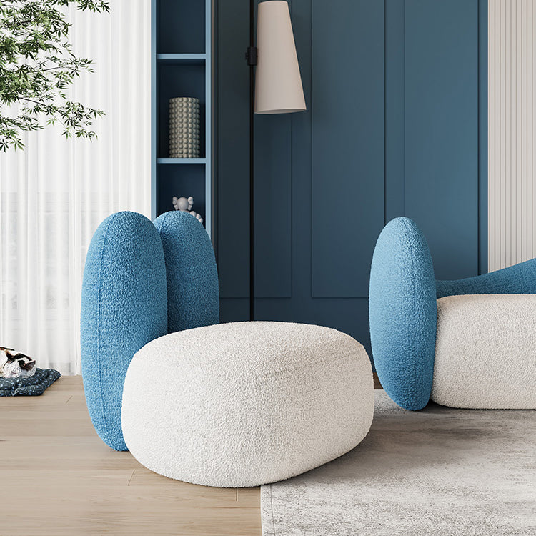 Modern Living Room Accent Chair Fixed Back Armless Lounge Chair Clearhalo 'Accent Chairs' 'accent_chairs' 'Chairs & Seating' 'furn' 'furn_accent_chairs' 'Furniture' 'Living Room Furniture' 6609508