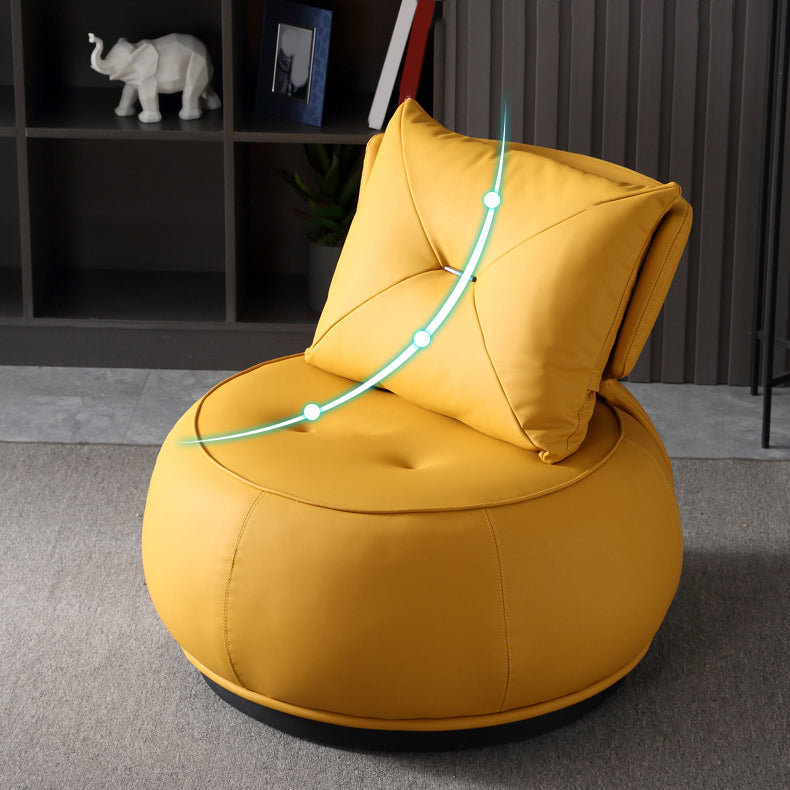 Contemporary Solid Color Lounge Chair Living Room Swivel Side Chair Clearhalo 'Accent Chairs' 'accent_chairs' 'Chairs & Seating' 'furn' 'furn_accent_chairs' 'Furniture' 'Living Room Furniture' 6609593