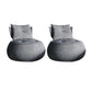 Contemporary Solid Color Lounge Chair Living Room Swivel Side Chair Light Gray Tech Cloth 2 Piece Set Clearhalo 'Accent Chairs' 'accent_chairs' 'Chairs & Seating' 'furn' 'furn_accent_chairs' 'Furniture' 'Living Room Furniture' 6609601