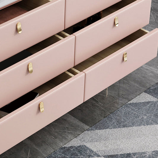 15.6-inch W Classic Glam Dresser Stone Storage Chest Dresser