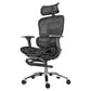 Modern Desk Chair Adjustable Seat Height Office Chair with Wheels Black 1 Piece With Footrest Clearhalo 'furn' 'furn_office_chair' 'Furniture' 'Office Chairs' 'Office Furniture' 'office_chair' 6609668