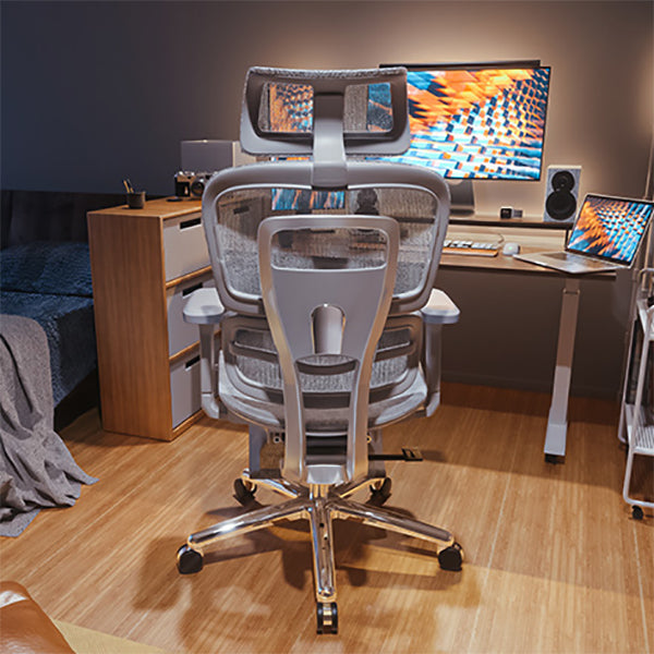 Modern Desk Chair Adjustable Seat Height Office Chair with Wheels Clearhalo 'furn' 'furn_office_chair' 'Furniture' 'Office Chairs' 'Office Furniture' 'office_chair' 6609669