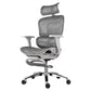 Modern Desk Chair Adjustable Seat Height Office Chair with Wheels Grey 1 Piece With Footrest Clearhalo 'furn' 'furn_office_chair' 'Furniture' 'Office Chairs' 'Office Furniture' 'office_chair' 6609678