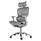 Modern Desk Chair Adjustable Seat Height Office Chair with Wheels Grey 1 Piece Without Footrest Clearhalo 'furn' 'furn_office_chair' 'Furniture' 'Office Chairs' 'Office Furniture' 'office_chair' 6609694