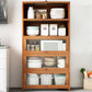 Brown Bamboo Kitchen Server Modern Dining Server for Living Room Clearhalo 'buffet_sideboard' 'Buffets & Sideboards' 'furn' 'furn_buffet_sideboard' 'Furniture' 'Kitchen & Dining Furniture' 6609792