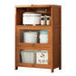 Brown Bamboo Kitchen Server Modern Dining Server for Living Room 23.6"L x 13"W x 41.7"H Clearhalo 'buffet_sideboard' 'Buffets & Sideboards' 'furn' 'furn_buffet_sideboard' 'Furniture' 'Kitchen & Dining Furniture' 6609802