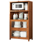 Brown Bamboo Kitchen Server Modern Dining Server for Living Room 27.6"L x 13"W x 54.7"H Clearhalo 'buffet_sideboard' 'Buffets & Sideboards' 'furn' 'furn_buffet_sideboard' 'Furniture' 'Kitchen & Dining Furniture' 6609810